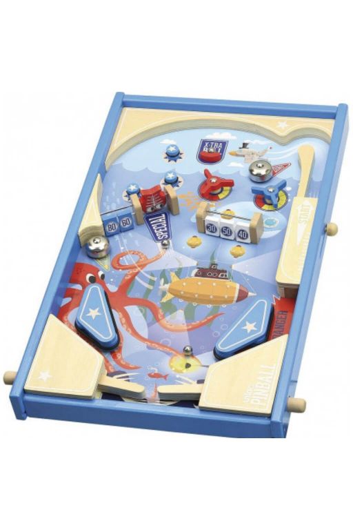 Drevený pinball