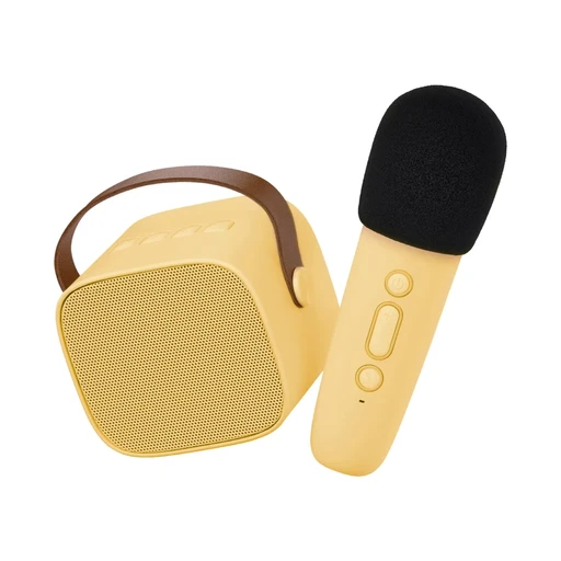 LALARMA Bluetooth KARAOKE SET žltý