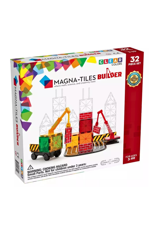 Magna Tiles Magnetická stavebnica Builder 32 dielov