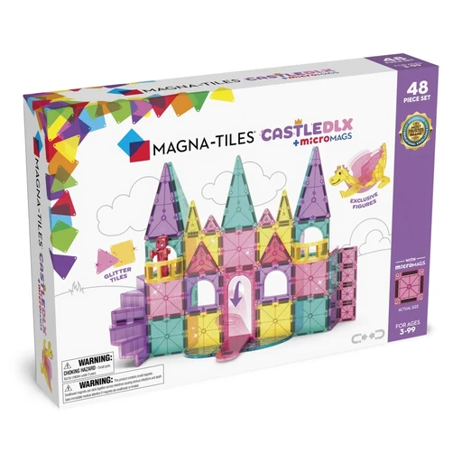 Magna Tiles Magnetická stavebnica Castle DLX 48