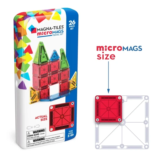 Magna Tiles microMAGS TRAVEL SET 26